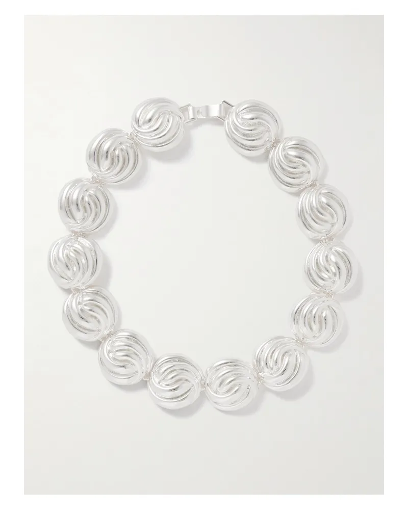 JULIETTA Knot Silberfarbene Kette Silber