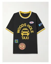 BODE Discount Taxi T-shirt aus Baumwoll-jersey Schwarz