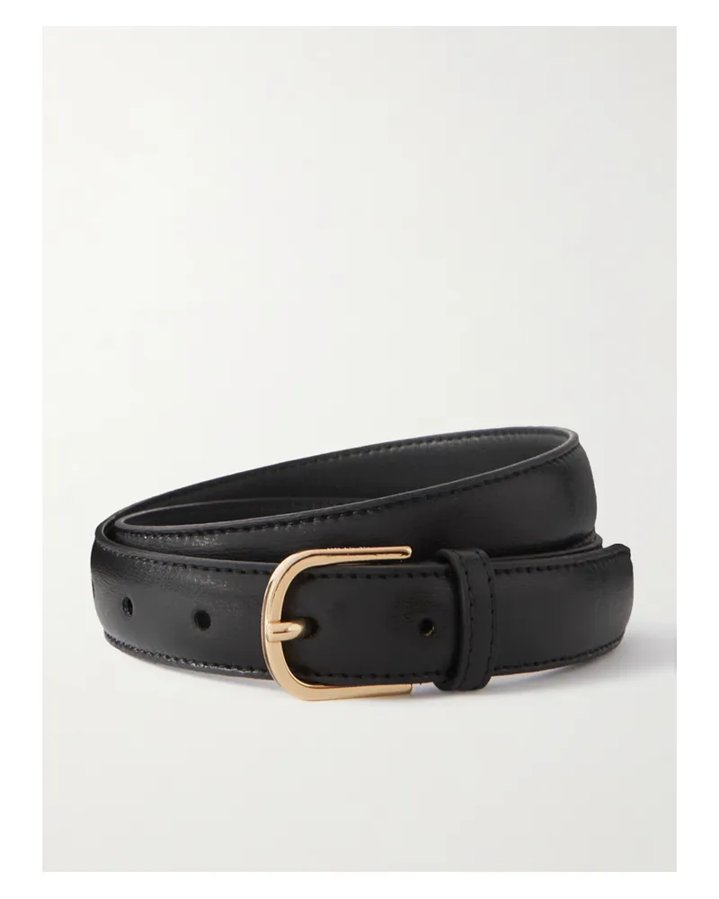 Totême Leather Belt - Black Black