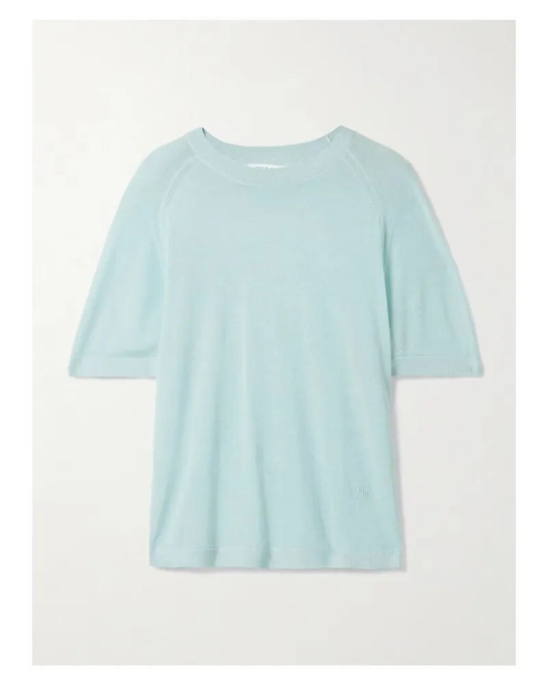 Maria Mcmanus Oversized-t-shirt Aus Kaschmir - Blau Blau