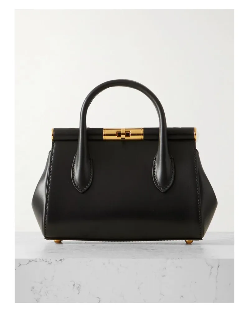 Dolce & Gabbana Marlene Day Mini Tote Aus Leder - Schwarz Schwarz