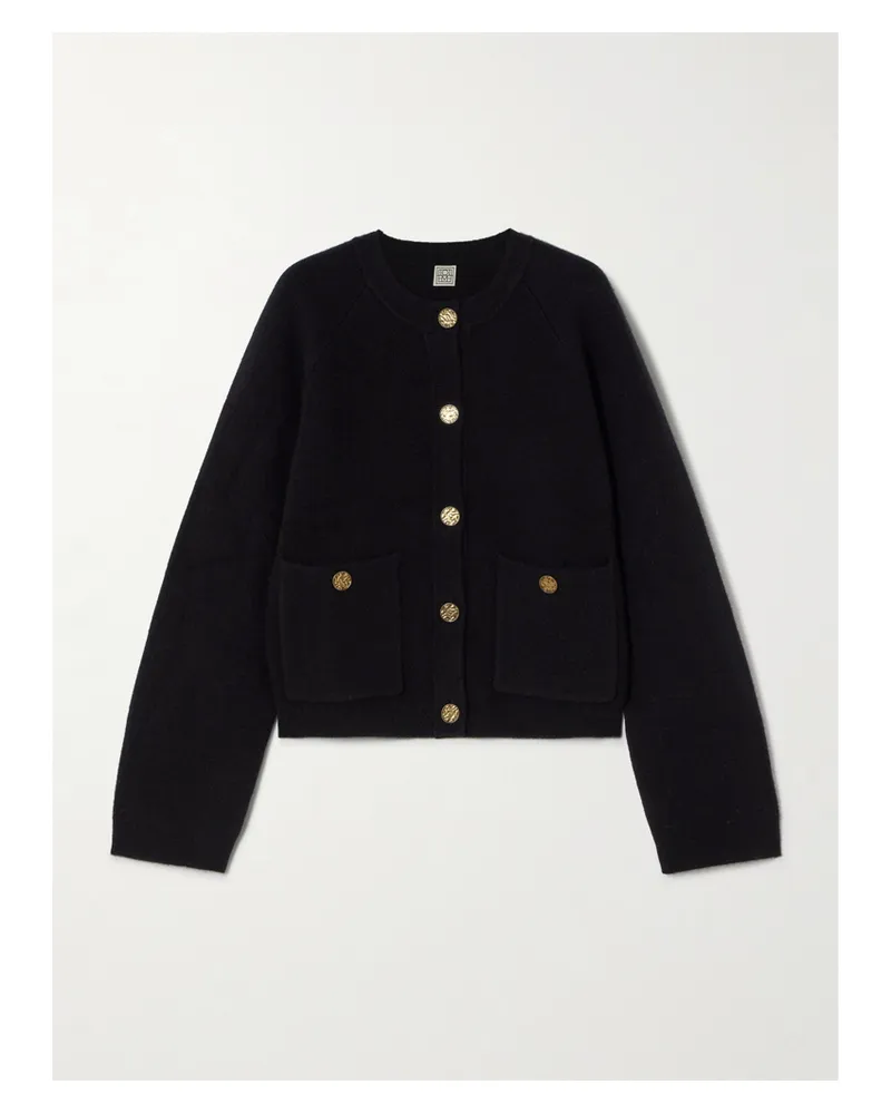 Totême Wool-blend Cardigan - Black Black