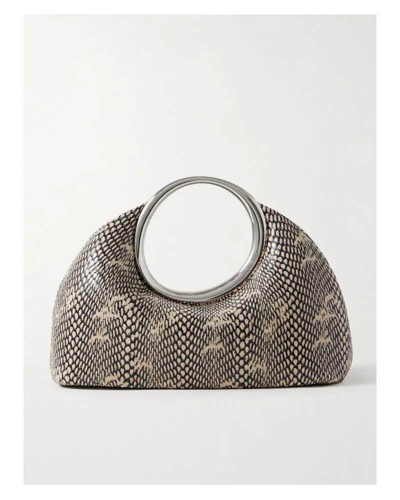 Jacquemus The Calino Kleine Tote Aus Leder Mit Schlangeneffekt - Animal-Print Animal-print