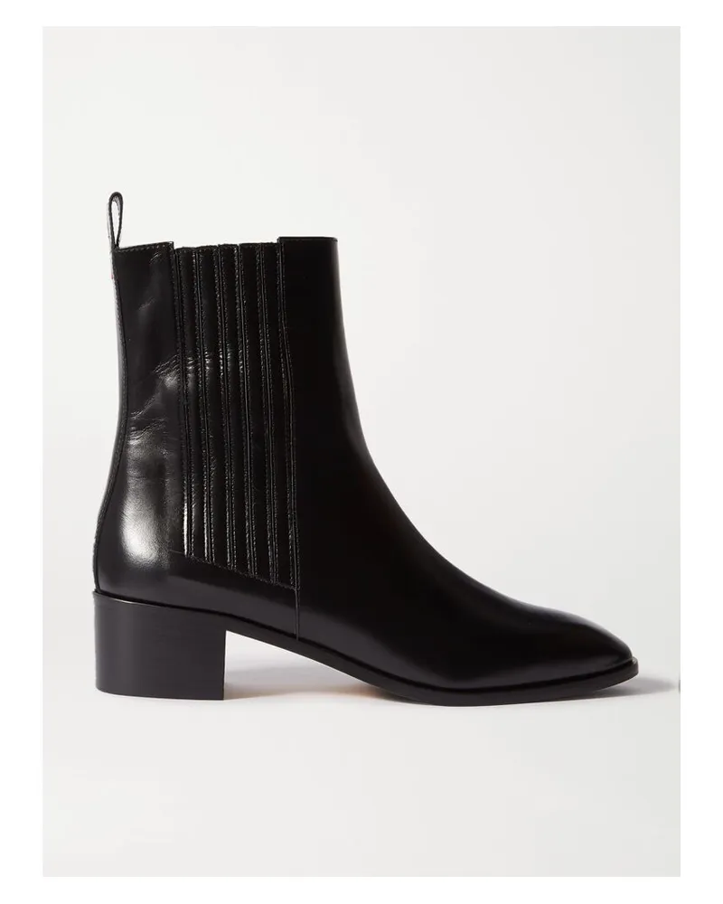 aeyde Neil Chelsea Boots Aus Leder - Schwarz Schwarz