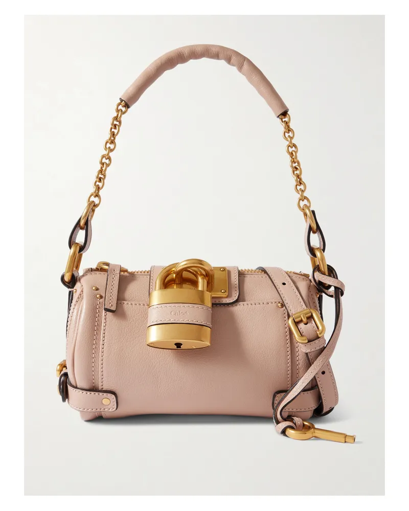 Chloé Paddington Schultertasche Aus Strukturiertem Leder - Neutral Neutral