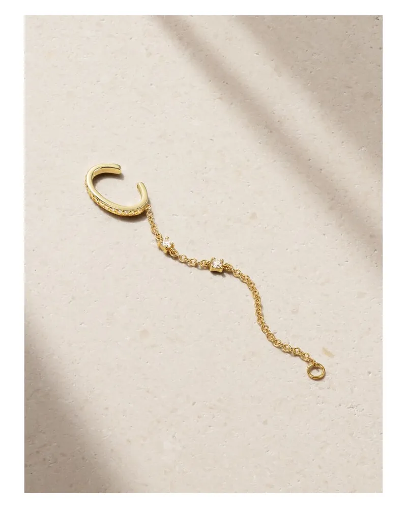 ANITA KO Ear Cuff Aus 18 Karat Gold Mit Diamanten Gold