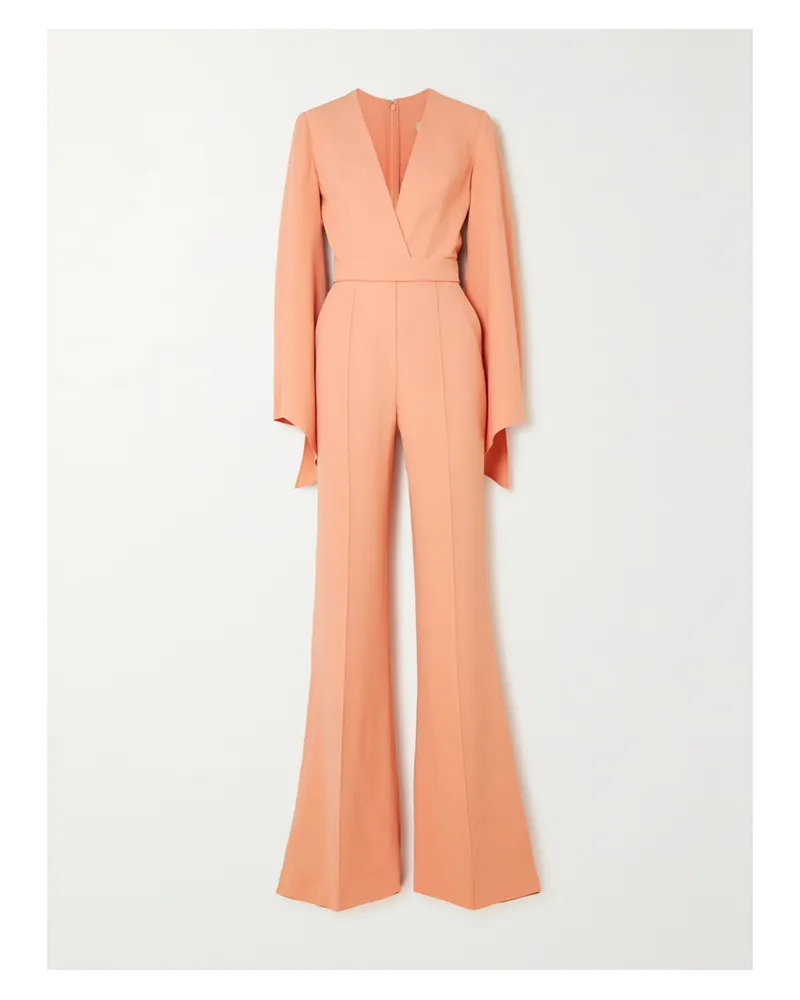 Elie Saab Jumpsuit Aus Cady Mit Gürtel - Pink Pink