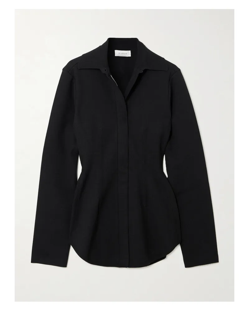 SPORTMAX Hemd Aus Jersey - Schwarz Schwarz