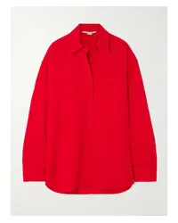 Stella McCartney Hemd aus Crêpe Rot