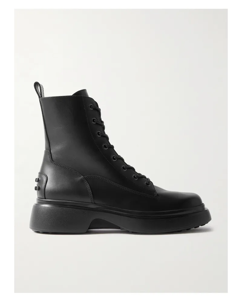 TOD'S Gomma 74l Ankle Boots Aus Leder - Schwarz Schwarz
