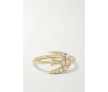 Jacquie Aiche Swallow Ring aus 14 Karat  mit Diamanten Gold