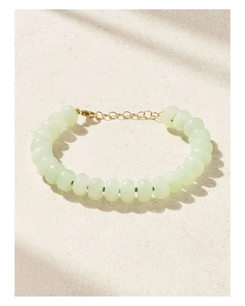 JIA JIA Armband Aus Jade Mit Details Aus Gold - Grün Grün