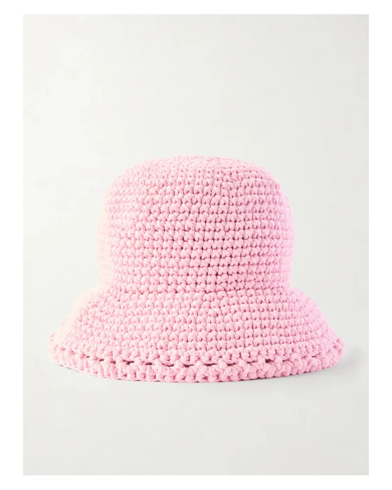 Magda Butrym Fischerhut Aus Gehäkelter Baumwolle - Pink Pink