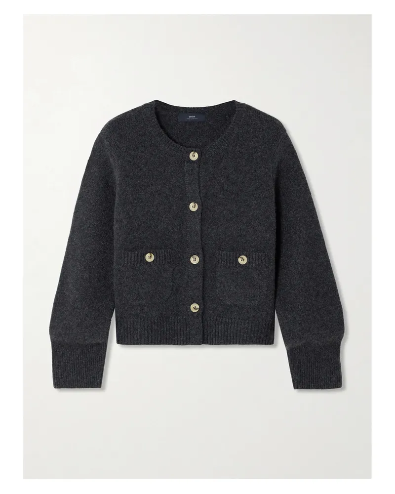 arch4 Rosanna Cashmere Cardigan - Gray Gray