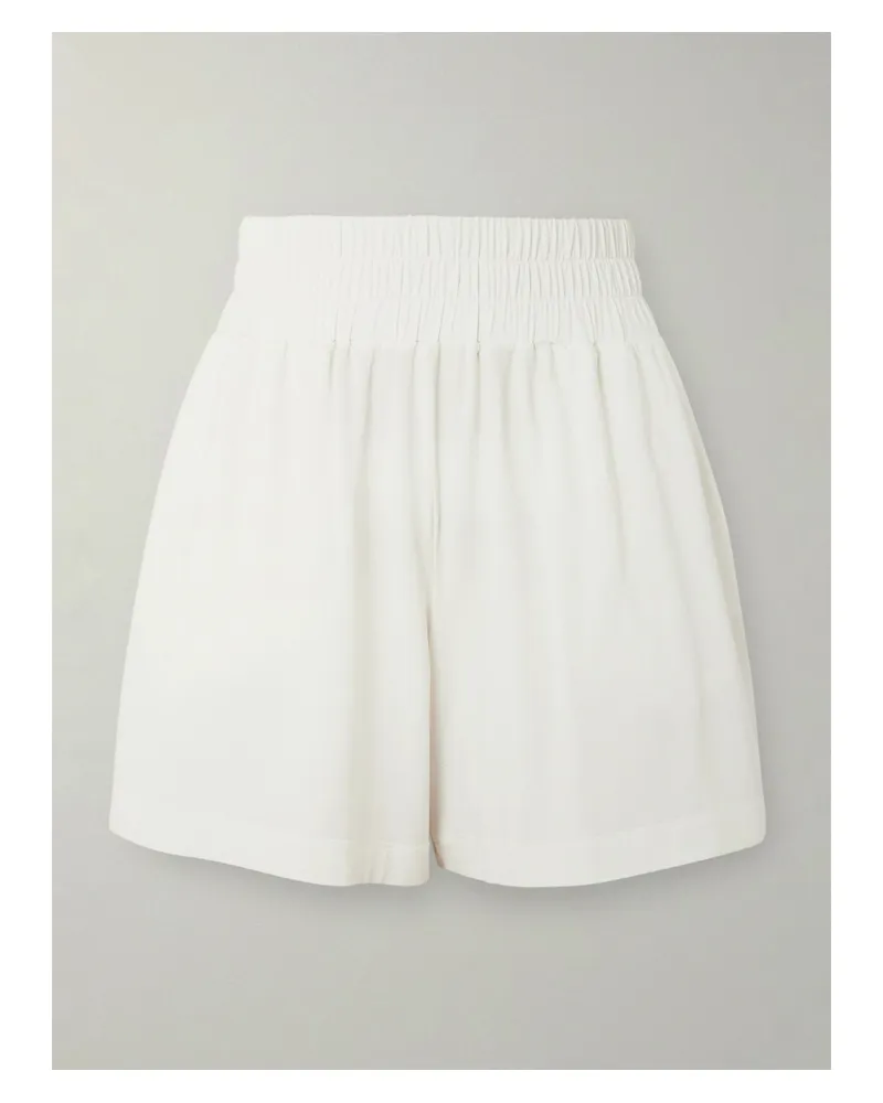 Eres Mia Shorts Aus Jersey Aus Einer Modalmischung Mit Stickerei - Weiß Weiß