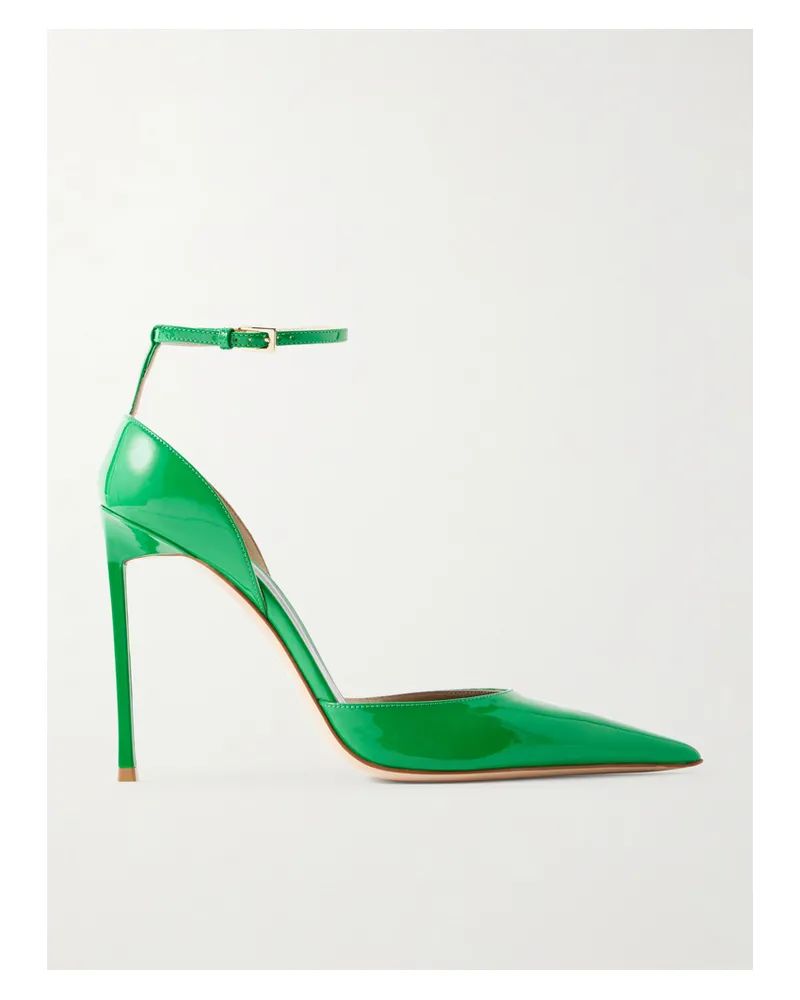 Tom Ford Patent-leather Pumps - Green Green