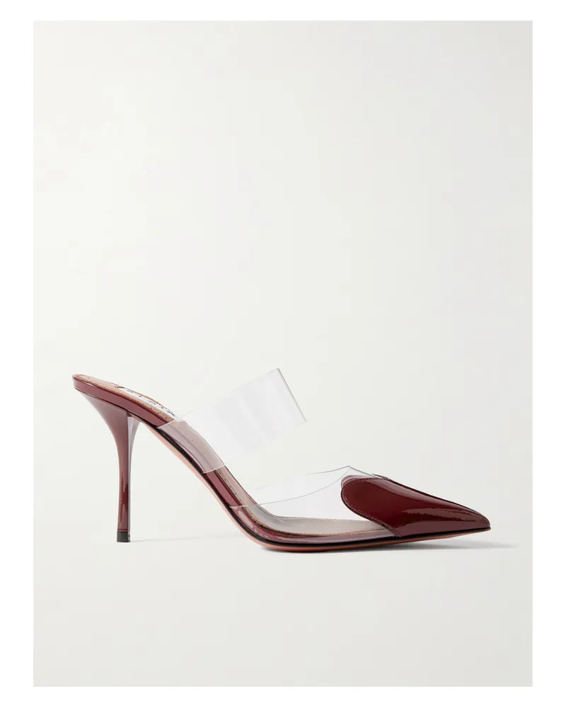 Alaïa Pumps Aus Pvc Und Lackleder - Burgunder Burgunder