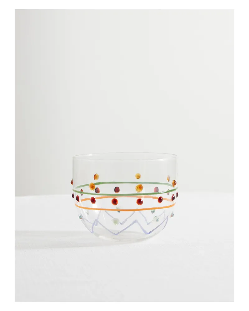Dolce & Gabbana Painted Glass Bowl - Multi Multi