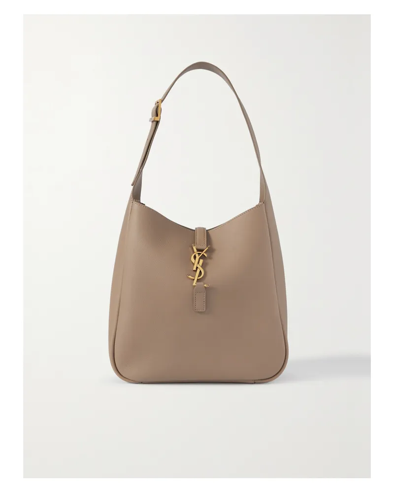 Saint Laurent Le 5 À 7 Supple Small Leather Shoulder Bag - Neutrals Neutrals