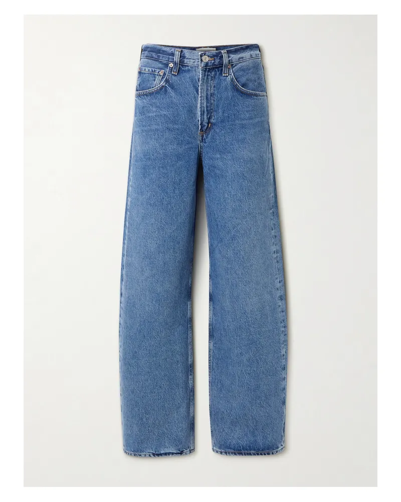 AGOLDE Low Curve Halbhohe Jeans Mit Weitem Bein - Blau Blau
