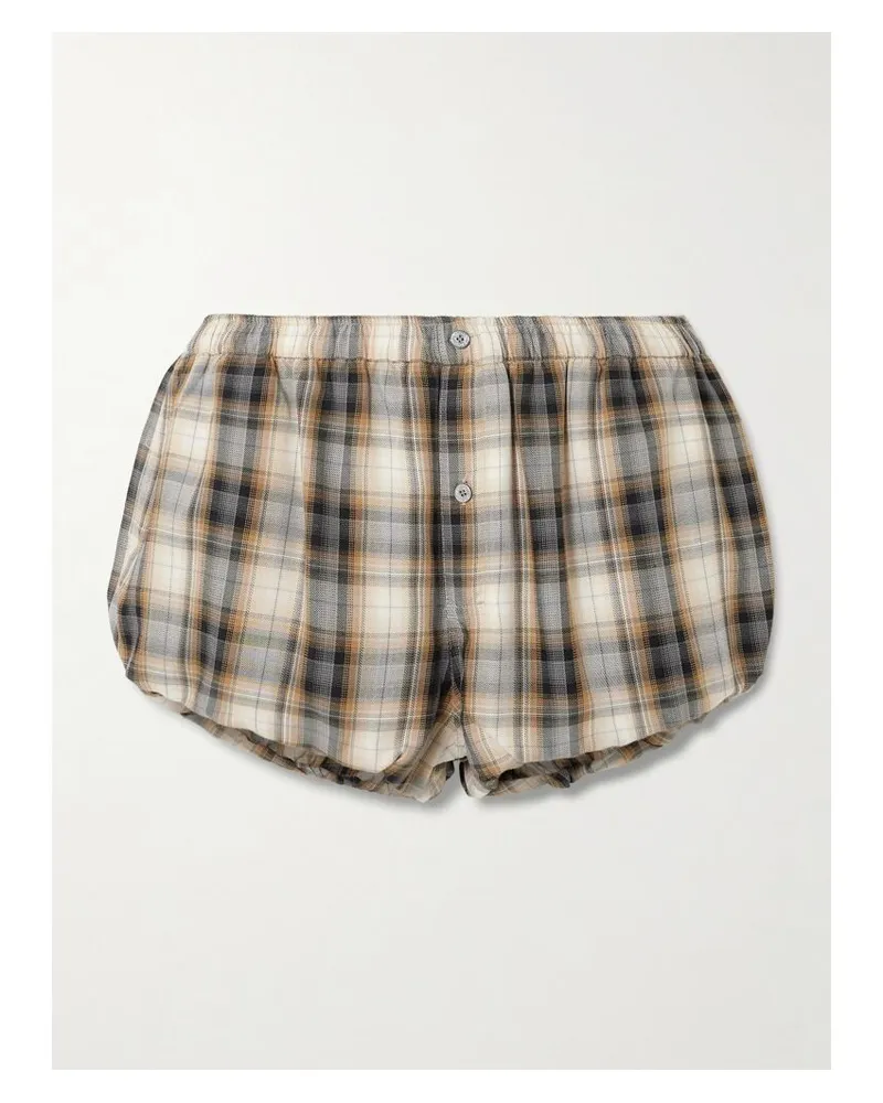 Acne Studios Shorts Aus Webstoff - Neutral Neutral
