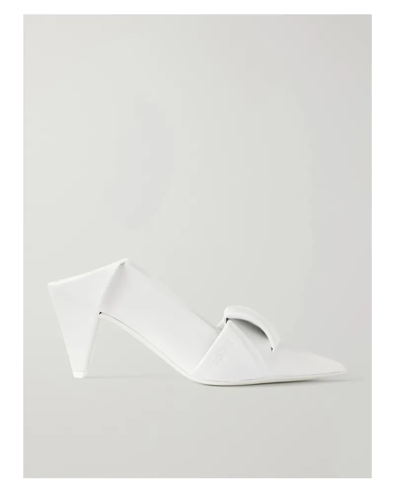 Loewe Origami Leather Pumps - White White