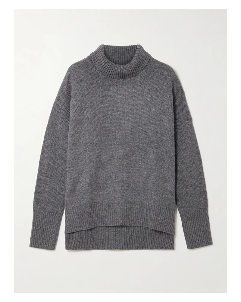 Lisa Yang Heidi Cashmere Turtleneck Sweater - Gray Gray