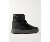 Ltack Schneestiefel Aus Gestepptem Shell Und Kunstleder - Schwarz