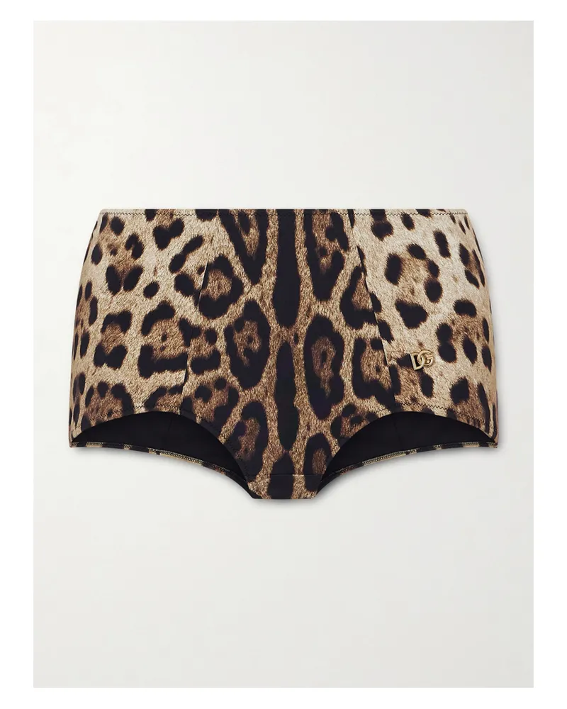 Dolce & Gabbana Bikini-höschen Mit Leopardenmuster - Animal-Print Animal-print