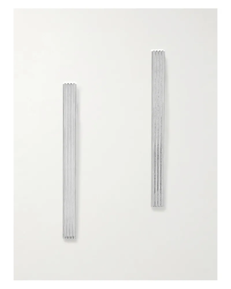 KHAITE Empire Silver-plated Earrings Silver