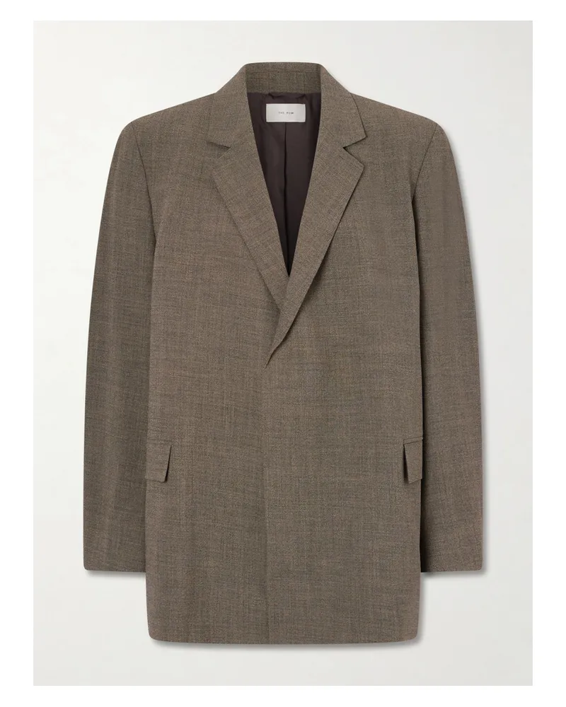 The Row Devlin Oversized-blazer Aus Wolle - Braun Braun