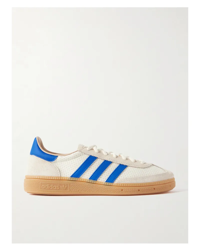 adidas Handball Spezial Sneakers Aus Mesh Und Veloursleder Mit Lederbesätzen - Creme Creme