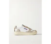 Medalist Low Sneakers Aus Metallic-leder - Gold