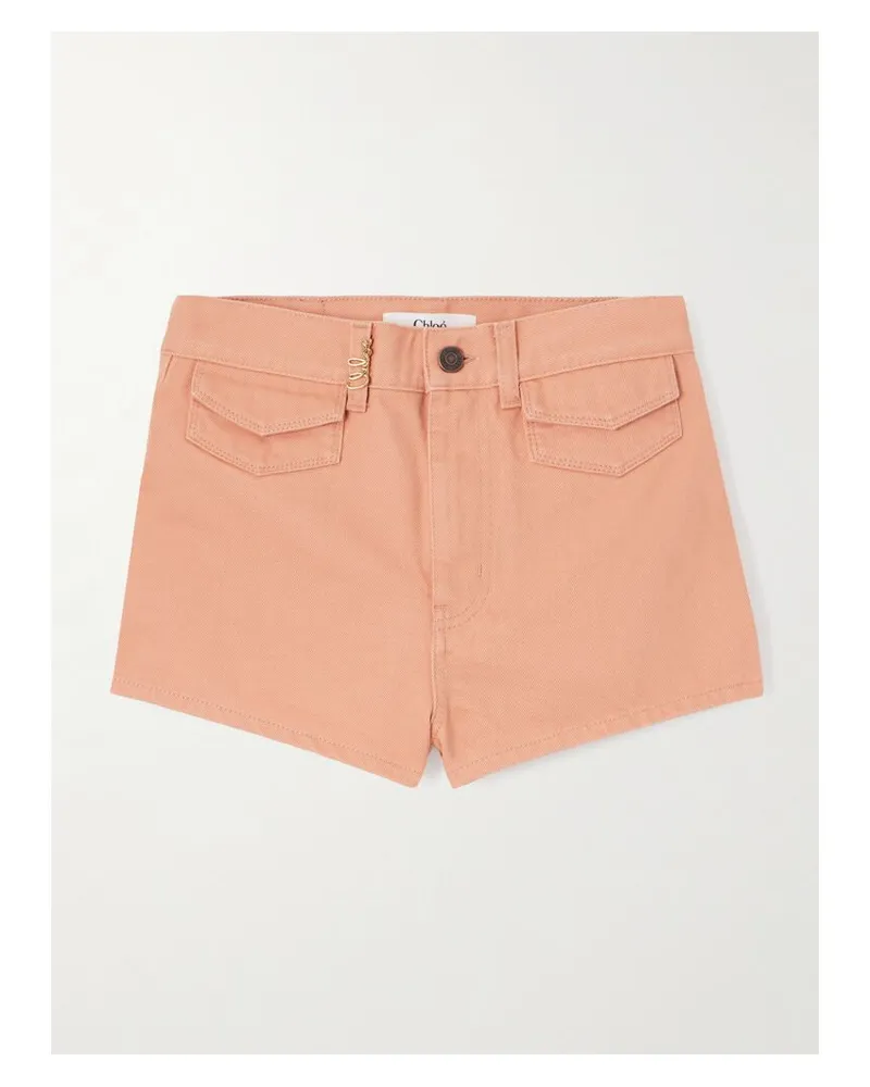 Chloé Jeansshorts Mit Verzierungen - Orange Orange