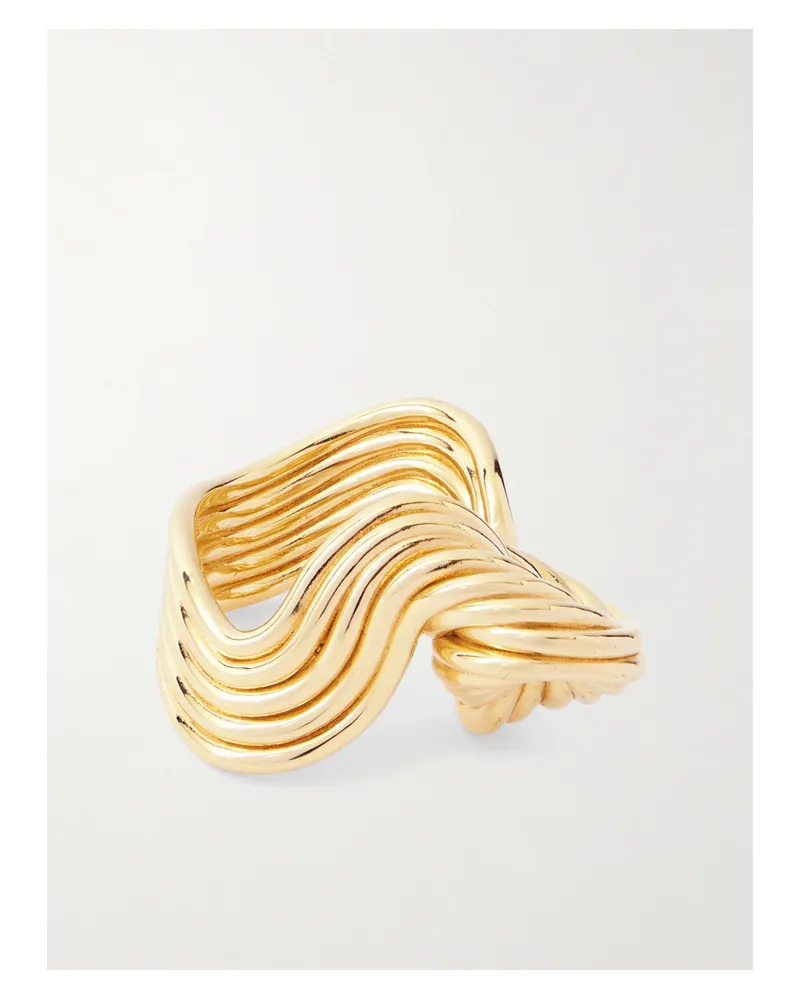 Bottega Veneta Vergoldeter Ring Gold