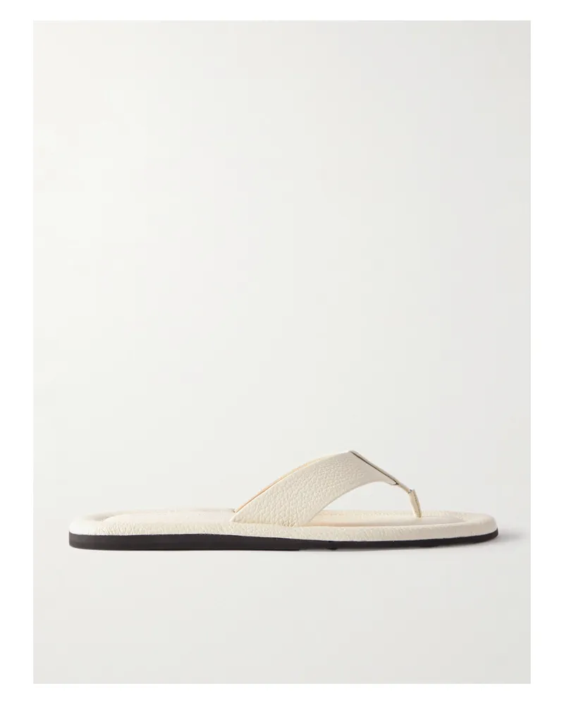 Proenza Schouler Cooper Zehensandalen Aus Strukturiertem Leder - Creme Creme