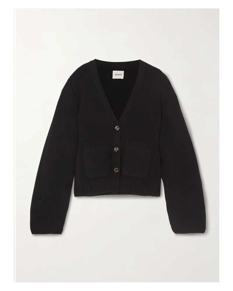 KHAITE Scarlet Cardigan Aus Einer Kaschmirmischung - Schwarz Schwarz