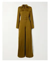 Tom Ford Jumpsuit aus Glänzendem Stretch-jersey Gold