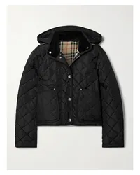 Burberry Jacke aus Gestepptem Shell Schwarz