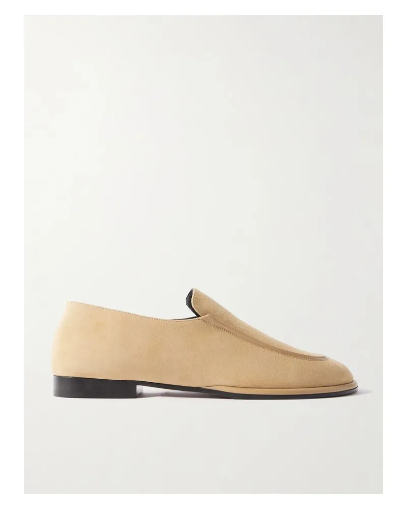 NEOUS Polaris Loafers Aus Veloursleder Mit Lederbesätzen - Neutral Neutral