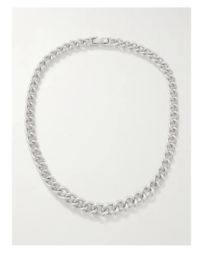 Roxanne Assoulin The Graduated Silver-tone Necklace Silver