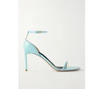Patent-leather Sandals - Blue