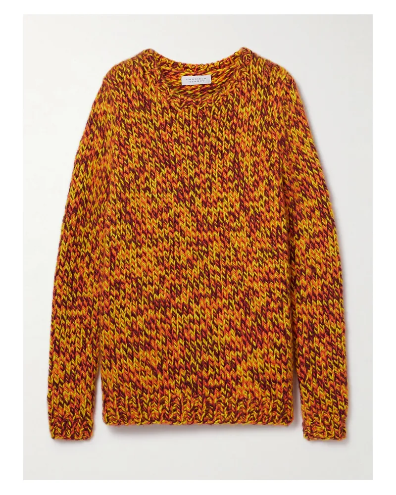 Gabriela Hearst Poros Kaschmirpullover - Orange Orange