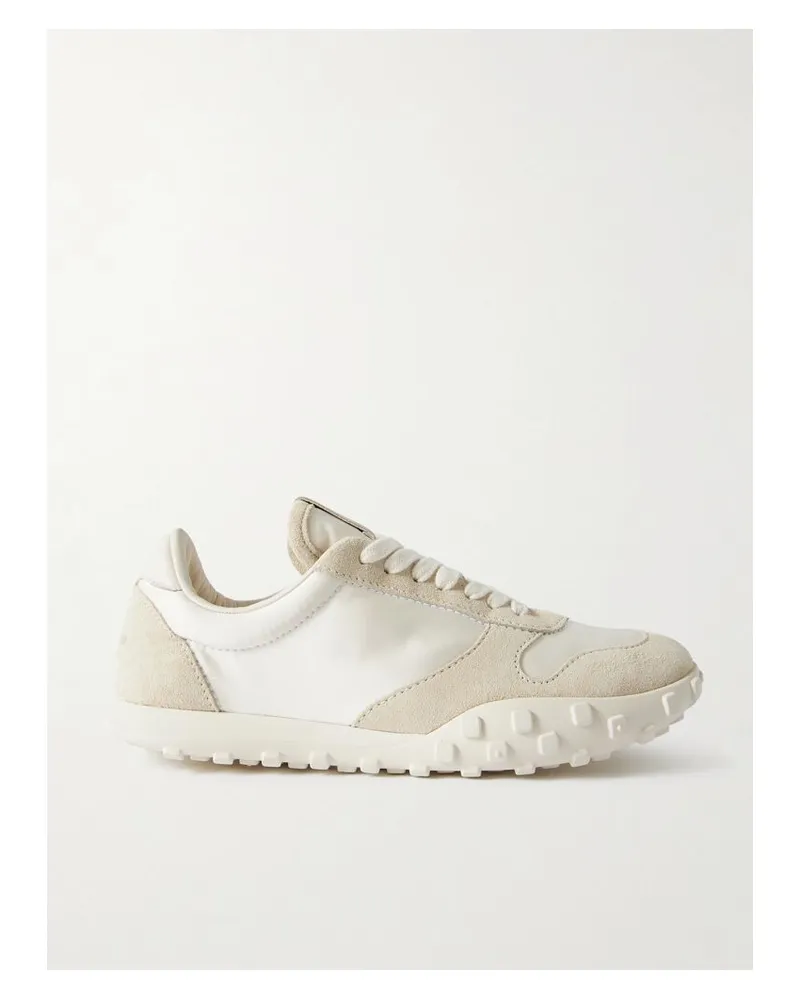 Jil Sander Moon Sneakers Aus Veloursleder Und Shell - Wollweiß Wollweiß