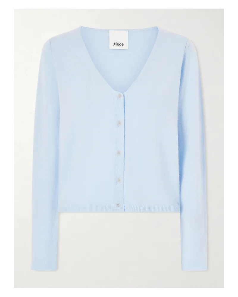ALLUDE Cardigan Aus Kaschmir - Blau Blau