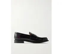 Pembrey W Leather Loafers - Burgundy
