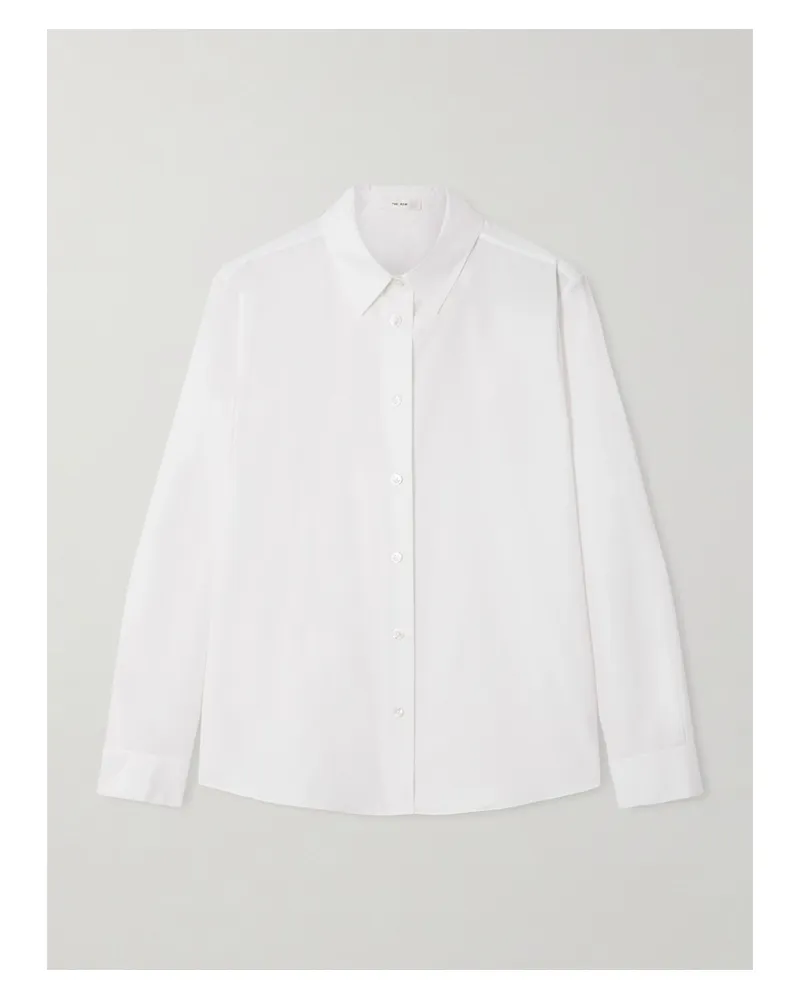 The Row Sadie Hemd Aus Baumwollpopeline - Weiß Weiß