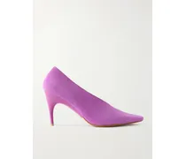 Duchesse Suede Pumps - Pink