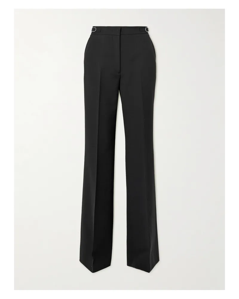 Gabriela Hearst Vesta Hose Mit Geradem Bein Aus Woll-crêpe - Schwarz Schwarz