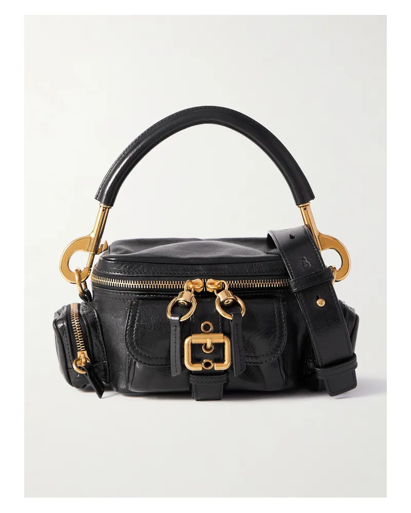Chloé Camera Kleine Schultertasche Aus Leder - Schwarz Schwarz